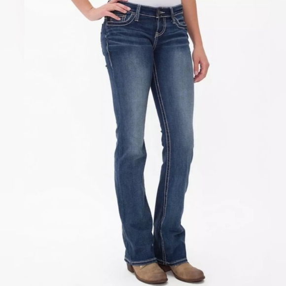 BKE Denim - ✔BKE Sabrina Bootcut Buckle jeans sz 30x35 L1
